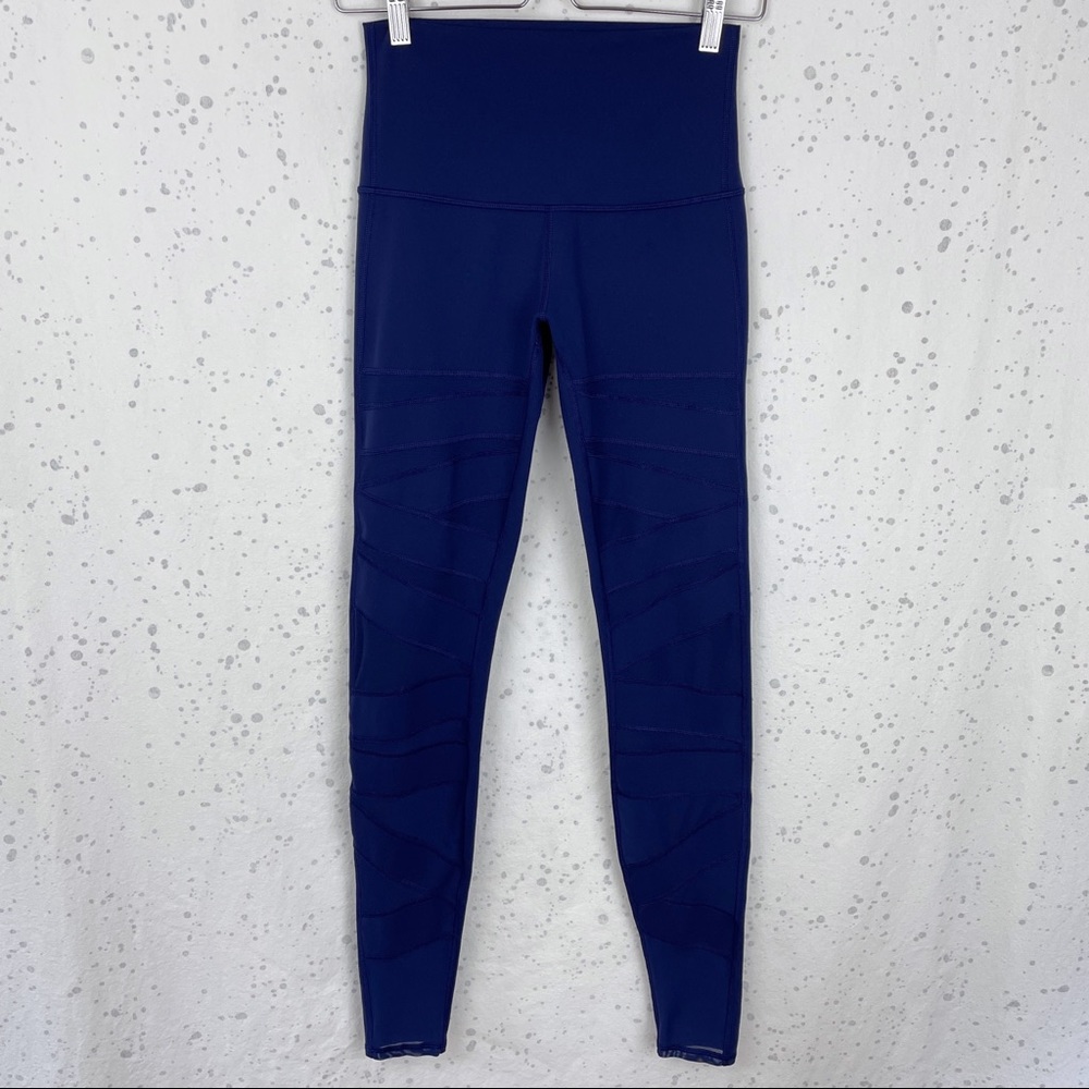 Lululemon Highest Times Mesh Pants 6 Blue